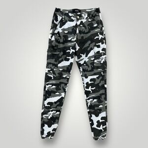 American Bazi Pants Womans Large Camouflage Cargo Jogger Urban 28x30